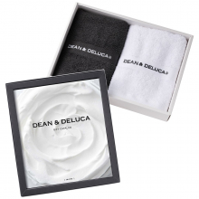 商品画像DEAN & DELUCA（ディーン&デルーカ） ギフトカタログ WHITE（ホワイト）＋キッチンタオルギフトボックス【風呂敷包み】