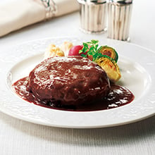 商品画像 帝国ホテル 黒毛和牛のハンバーグデミグラスソース 4個セット　【冷凍食品】