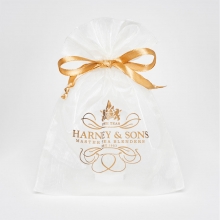HARNEY & SONS（ハーニー＆サンズ）専用ロゴ入りオーガンジーバッグ（小）タガロング用