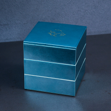 商品画像  箔一(HAKUICHI) KAGA SHIKISAI OJU（重箱） WATER BLUE