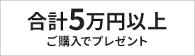 5万円以上ご購入でプレゼント