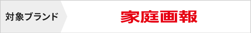 対象ブランド　家庭画報