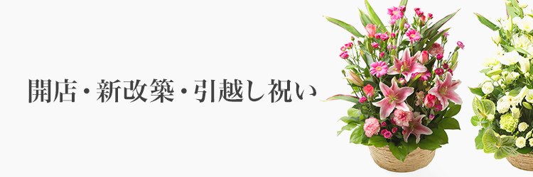 フラワーギフト　開店・新改築・引越し祝い