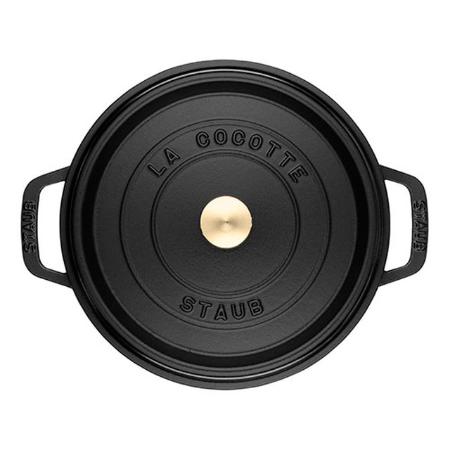 STAUB(ストウブ) ピコ・ココット ラウンド 20cm (ブラック) [CONCENT