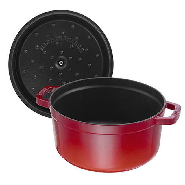 STAUB(ストウブ) ピコ・ココット ラウンド 24cm (チェリー) [CONCENT