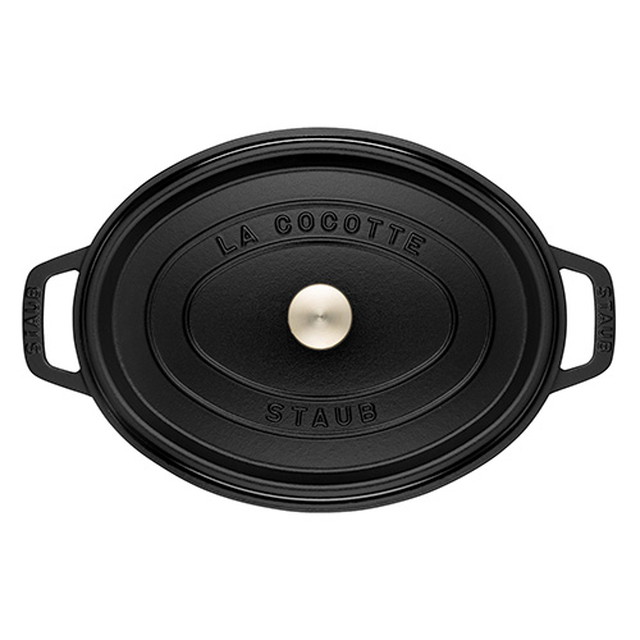 staub ストウブ　ピコココット オーバル 27cm ブラック 黒