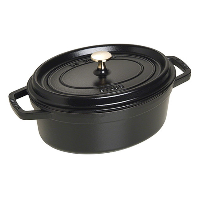 staub ストウブ　ピコココット オーバル 27cm ブラック 黒