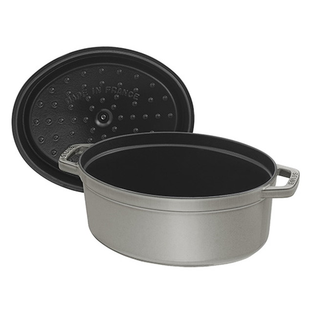 STAUB(ストウブ) ピコ・ココット オーバル 27cm (グレー) [CONCENT