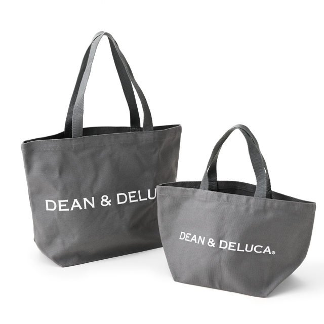 DEAN & DELUCA(ディーン&デルーカ) トートバッグ チャコールグレー L ...