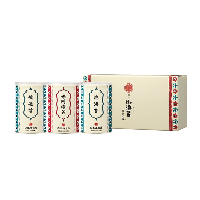 山本海苔店 銘々海苔小缶 3缶詰合せ(YP1A5R) [CONCENT]コンセント