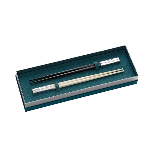 Christofle (クリストフル) Uni Chopsticks(ユニ ペア箸) ノアール(黒 ...