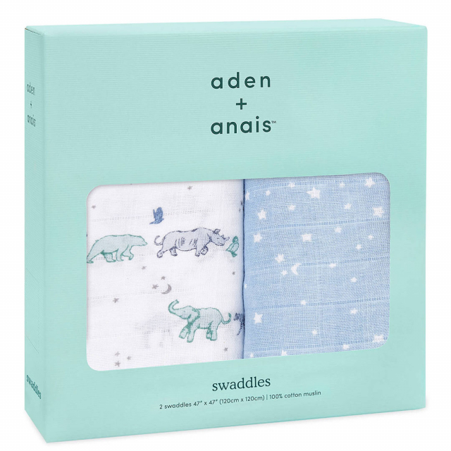 aden+anais(エイデンアンドアネイ) クラシック スワドル(2枚組