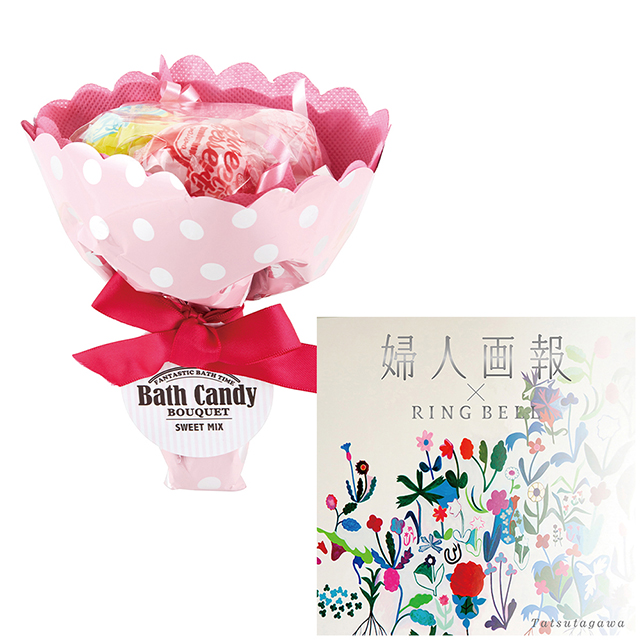 バレンタイン・ひな祭りに食べられる花束キャンディブーケ