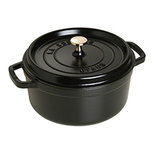 商品画像 STAUB（ストウブ）　ピコ・ココット ラウンド　24cm　（ブラック）