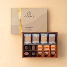 商品画像 GODIVA(ゴディバ) チョコレート&クッキー アソートメント（チョコレート13粒入/クッキー8枚入）
