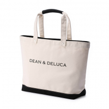 商品画像 DEAN & DELUCA（ディーン&デルーカ）ブラック&ナチュラル キャンバストートバッグ