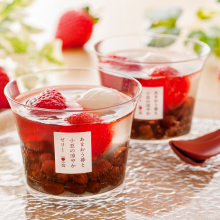 商品画像 苺一会　あまおう苺と小豆の涼やかゼリー