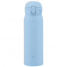 商品画像 象印 ステンレスマグ(480ml)シームレス・ワンタッチ エアリーブルー [SM-WS48-AM]