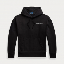 商品画像 POLO Ralph Lauren（ポロ ラルフ ローレン） リラックス フィット ロゴ フリース フーディ　黒　Mサイズ【化粧箱入り】