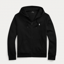 商品画像 POLO Ralph Lauren（ポロ ラルフ ローレン） ダブルニット フルジップ フーディ　黒　Mサイズ【化粧箱入り】