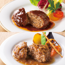 商品画像 ローストビーフの店鎌倉山　黒毛和牛ハンバーグ2種セット(デミグラス・和風)(KWDｰ22)