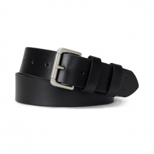 商品画像 POLO Ralph Lauren（ポロ ラルフ ローレン）レザー ローラー バックル ベルト[BLACK]【ラッピングバッグ】