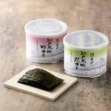 商品画像 丸山海苔店 江戸風味 焼・味2缶セット　（八切60枚×2缶）