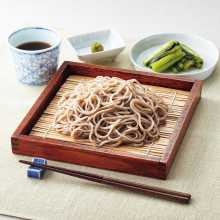 商品画像 【お歳暮】信州安曇野生そば４人前・野沢菜漬詰合せ