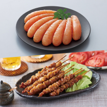 商品画像 辛子明太子・博多とり皮セット