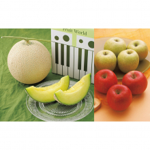 商品画像 クラウンメロンとりんご詰合せ【お届け期間：1月中旬～2月下旬】