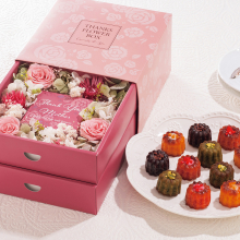 商品画像 【母の日専用】スイーツ＆フラワーＢＯＸ　銀座ミニカヌレ