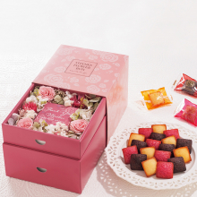 商品画像 【母の日専用】スイーツ＆フラワーＢＯＸ　銀座プチガトー