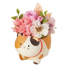 商品画像 【母の日専用】アニマルプリザ（プリザーブドフラワー）[ねこ]