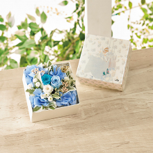 商品画像 【母の日専用】オルゴール付きボックスフラワーアレンジメント（シンデレラ）[2022DO-003SH]