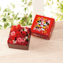 商品画像 【母の日専用】ボックスフラワーアレンジメント（ミッキー＆ミニー）[2022DO-004SH]