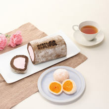 商品画像 【母の日専用】新杵堂　母の日ロールケーキ＆みかん大福セット
