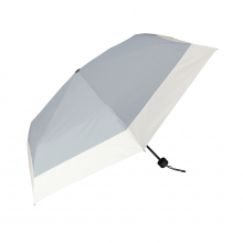 商品画像 【母の日専用】ジミージー　晴雨兼用ＵＶ加工　折りたたみ傘（５５ｃｍ）遮熱タイプ[グレー・オフホワイト２]
