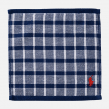商品画像 POLO RALPH LAUREN（ポロ ラルフ ローレン）MINI TOWEL　 ミニタオル（NAVYチェック）