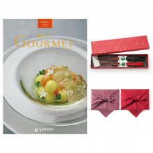 商品画像 best Gourmet（ベストグルメ） グルメカタログギフト ordener（オルデネ）＋箸二膳(金ちらし)【風呂敷包み】