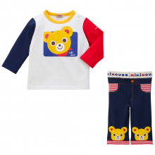 商品画像 MIKI HOUSE（ミキハウス） 長袖Tシャツセット（黄：プッチー）