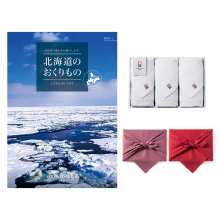 商品画像 北海道のおくりもの　カタログギフト　HDO-Lコース＋今治 綾 フェイスタオル3枚セット