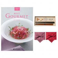 商品画像 best Gourmet（ベストグルメ） グルメカタログギフト aligre（アリーグル）＋箸二膳(丸八夫婦膳)【風呂敷包み】