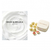 商品画像 DEAN & DELUCA（ディーン&デルーカ） ギフトカタログ WHITE（ホワイト）＋ディップド ストロベリー【風呂敷包み】