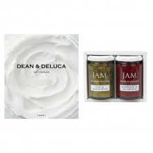 商品画像 DEAN & DELUCA（ディーン&デルーカ） ギフトカタログ WHITE（ホワイト）＋ジャムアソート（キウイ・ラズベリー）【風呂敷包み】