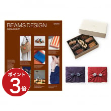 商品画像 BEAMS DESIGN CATALOG GIFT BROWN ＋帝国ホテルクッキー 詰め合わせセット【京都・風呂敷包み】