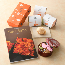 商品画像 BEAUBELLE（ボーベル）カタログギフト CRESSON（クレソン）＋ 銀座菊廼舎・縁起物（鯛）3点セット