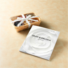 商品画像 DEAN & DELUCA（ディーン&デルーカ） ギフトカタログ WHITE（ホワイト）＋ゼリーバスケット6個入【風呂敷包み】