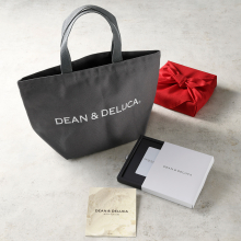 商品画像 DEAN & DELUCA（ディーン&デルーカ） ギフトカタログ IVORY（アイボリー）＋トートバッグ（S）【風呂敷包み】※カードタイプ