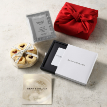 商品画像 DEAN & DELUCA（ディーン&デルーカ） ギフトカタログ PEARL（パール）＋ハートジャムクッキーとコーヒーギフト【風呂敷包み】※カードタイプ