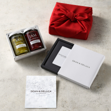商品画像 DEAN & DELUCA（ディーン&デルーカ） ギフトカタログ CRYSTAL(クリスタル)＋ジャムアソート（キウイ・ラズベリー）【風呂敷包み】※カードタイプ
